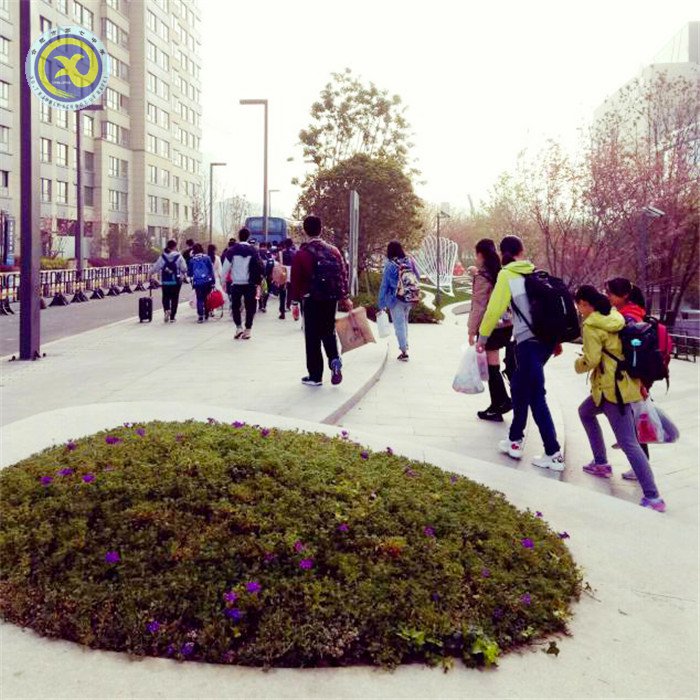 離時古寺西邊路，莘莘學(xué)子滿目中(圖1)