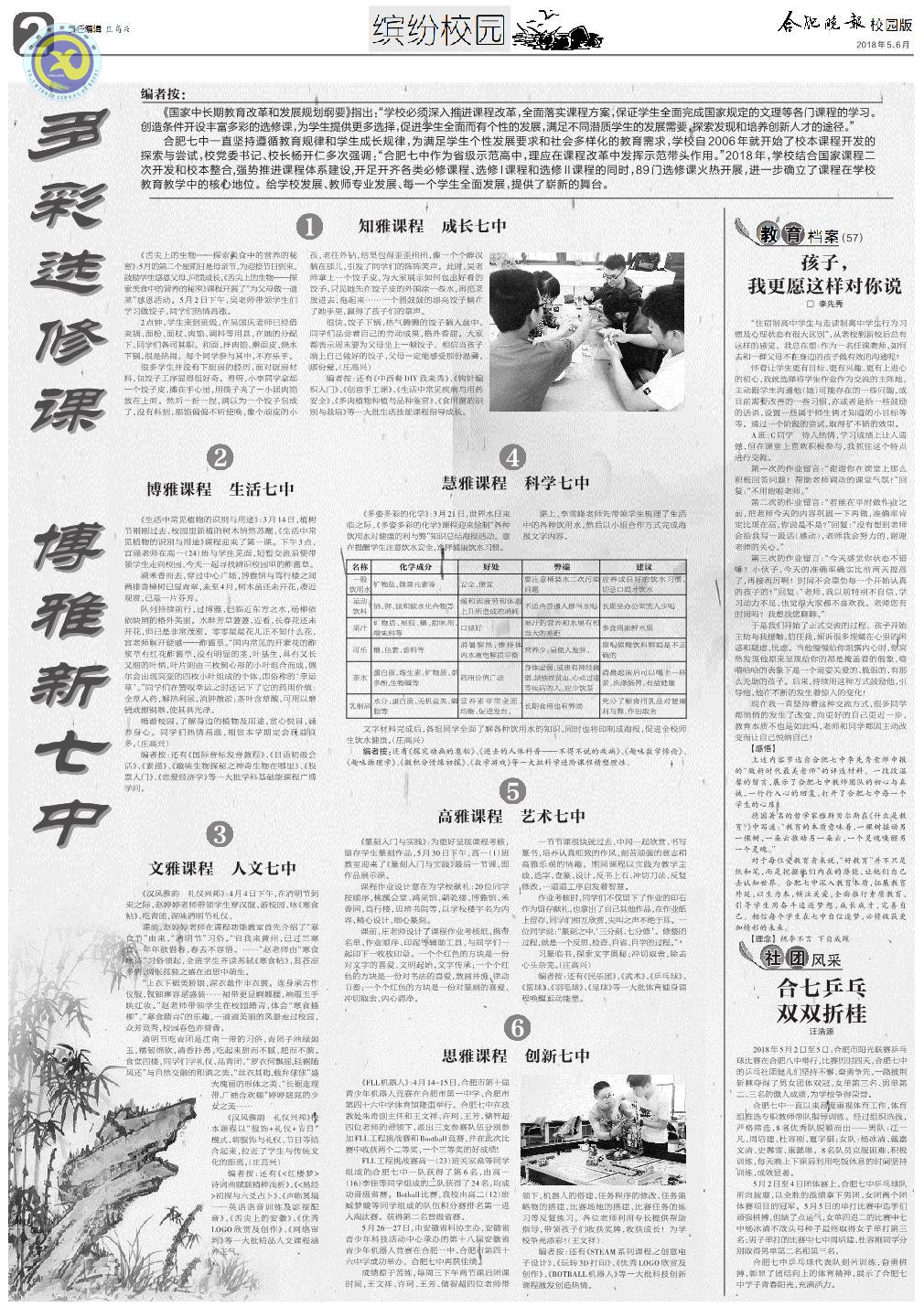 合肥七中校報(bào)61期(圖3)