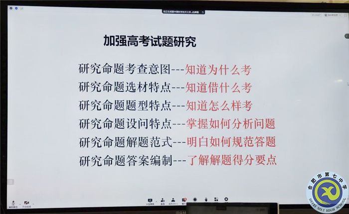 合肥七中高三化學組參加市2023屆高三化學復(fù)習備考研討會(圖3)